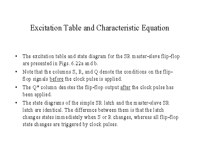 excitation-table-and-characteristic-equation